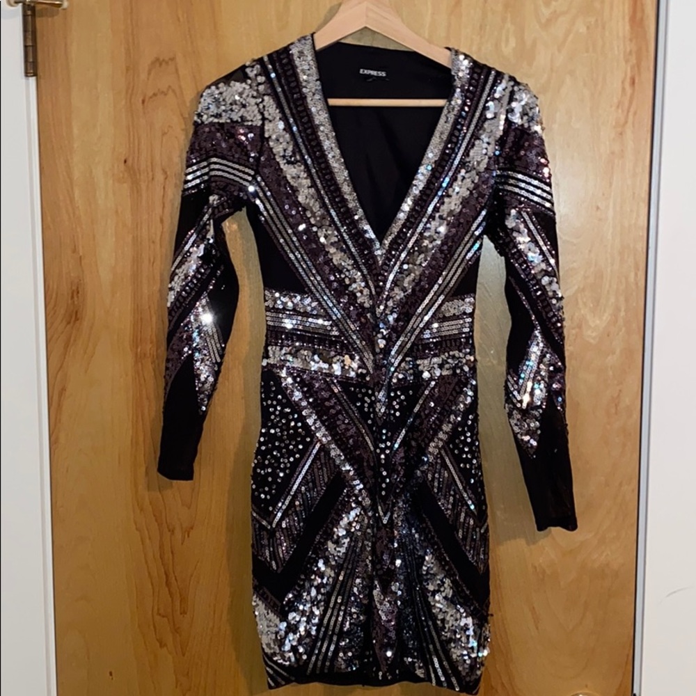 Express Sequin Dress